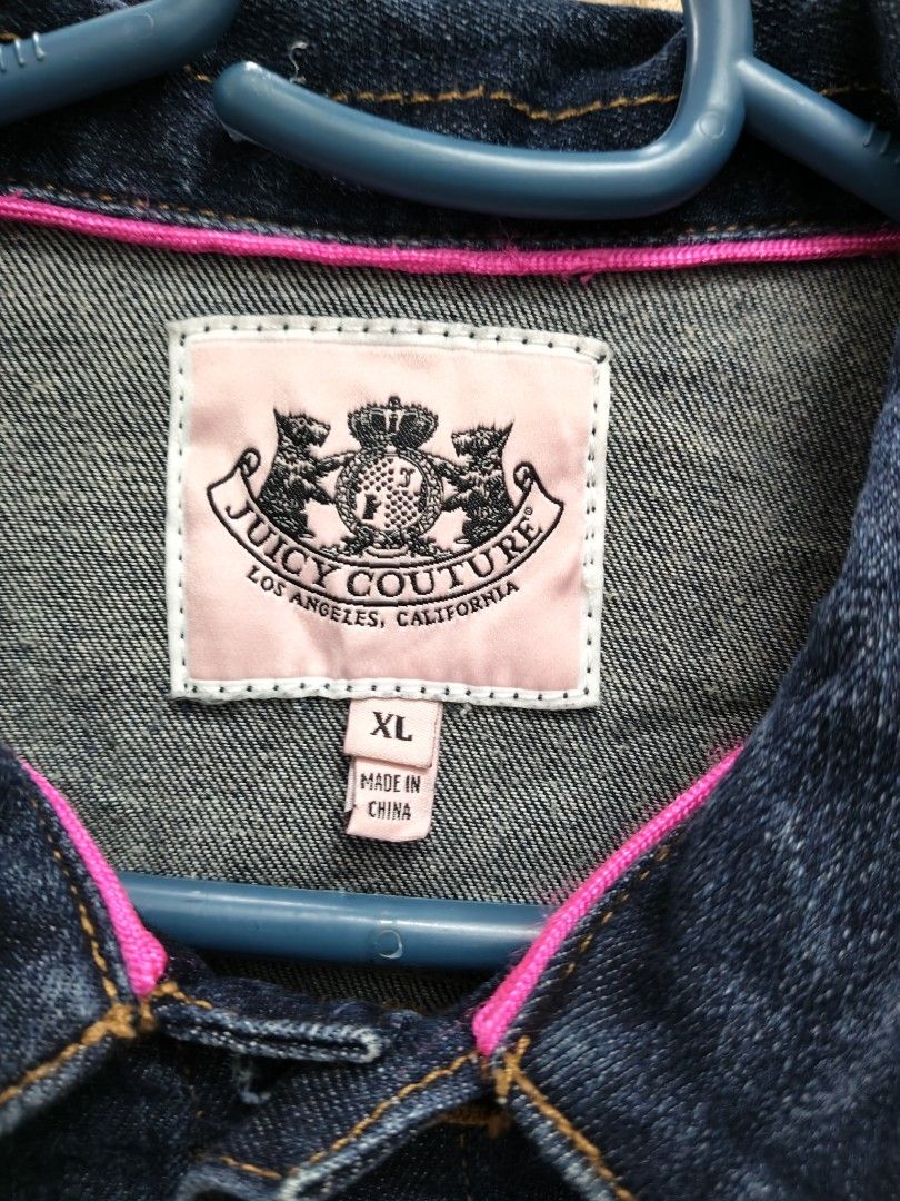 Juicy Couture denim jacket (Category: Coats, Jackets and Outerwear) located in Cabadbaran. Submitted by jem1124 (Listing ID 1467222627, Image 3). Description: 15.5x19 excellent condition No issue.