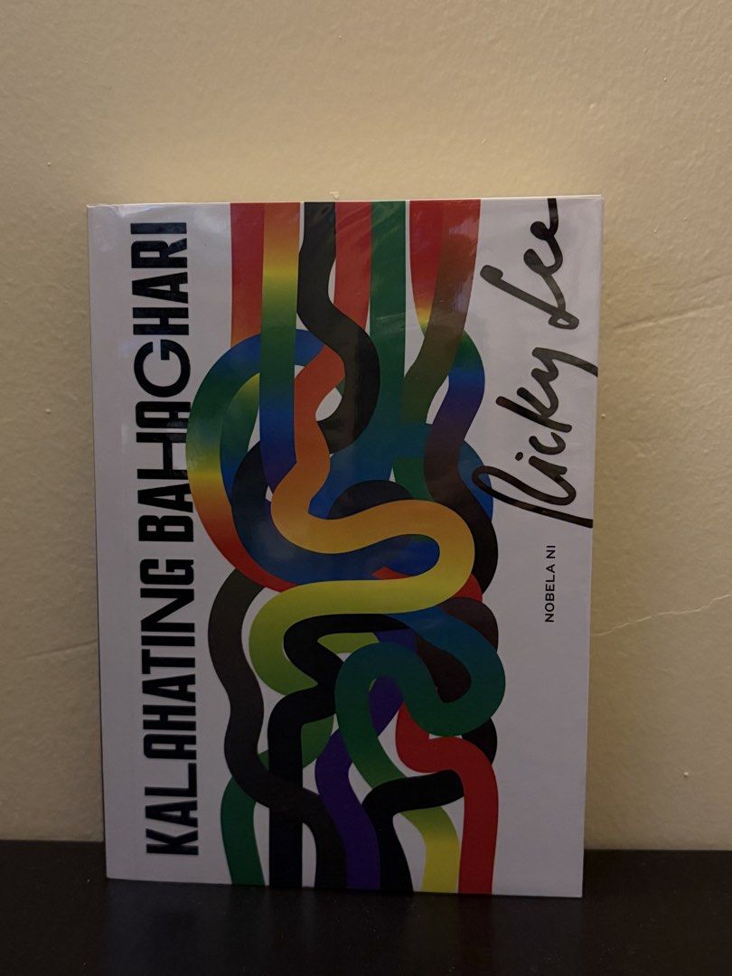 Kalahating Bahaghari by Ricky Lee (Category: Storybooks) located in Caloocan City. Submitted by lunarrocker_77 (Listing ID 1467246713, Image 1). Description: - Title: Kalahating Bahaghari - Author: Ricky Lee - Condition: Brand new, sealed in plastic wrapping - Format: Softcover novel - Design: White cover with colorful abstract lines.