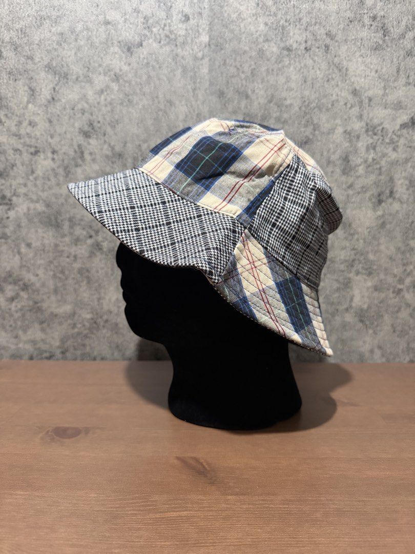 Kangol - Plaid Patchwork Bucket Hat (Category: Caps & Hats) located in Cavite. Submitted by commoncourtesy (Listing ID 1467318959, Image 2). Description: Authentic.
