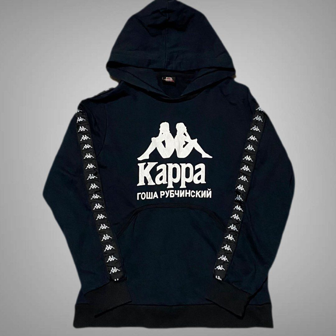 kappa sidetape (Category: Coats, Jackets and Outerwear) located in Mabalacat. Submitted by stellargarments (Listing ID 1467350400, Image 1). Description: Length: 25 Width : 20 Condition: 9.5/10 GANDA NG LOGOS WITH SIDETAPE WITH TAGS SUPER NICE & KINIS! VERY COMFY & SMOOTH ON SKIN NEED WASH NO MAJOR STAIN FRESH FROM BALE.