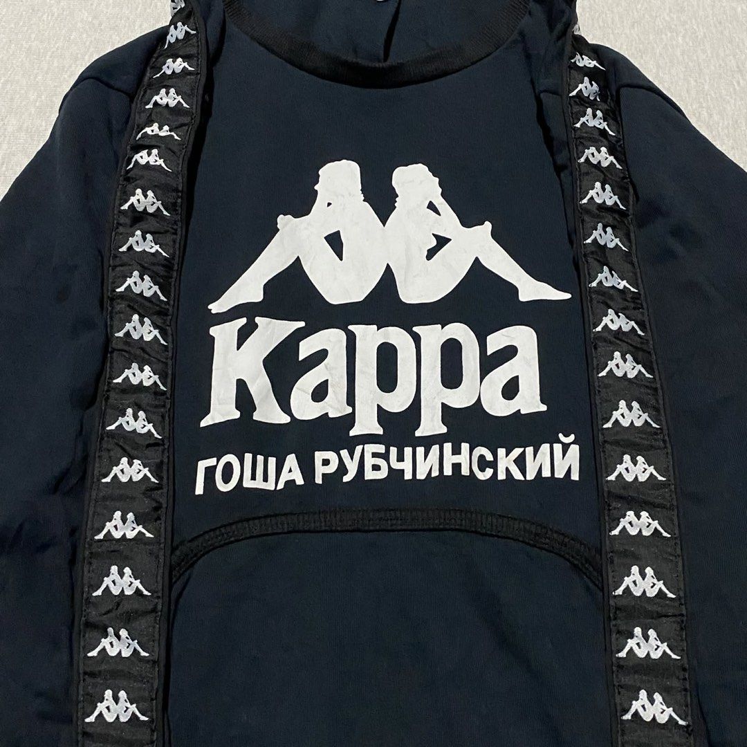 kappa sidetape (Category: Coats, Jackets and Outerwear) located in Mabalacat. Submitted by stellargarments (Listing ID 1467350400, Image 2). Description: Length: 25 Width : 20 Condition: 9.5/10 GANDA NG LOGOS WITH SIDETAPE WITH TAGS SUPER NICE & KINIS! VERY COMFY & SMOOTH ON SKIN NEED WASH NO MAJOR STAIN FRESH FROM BALE.