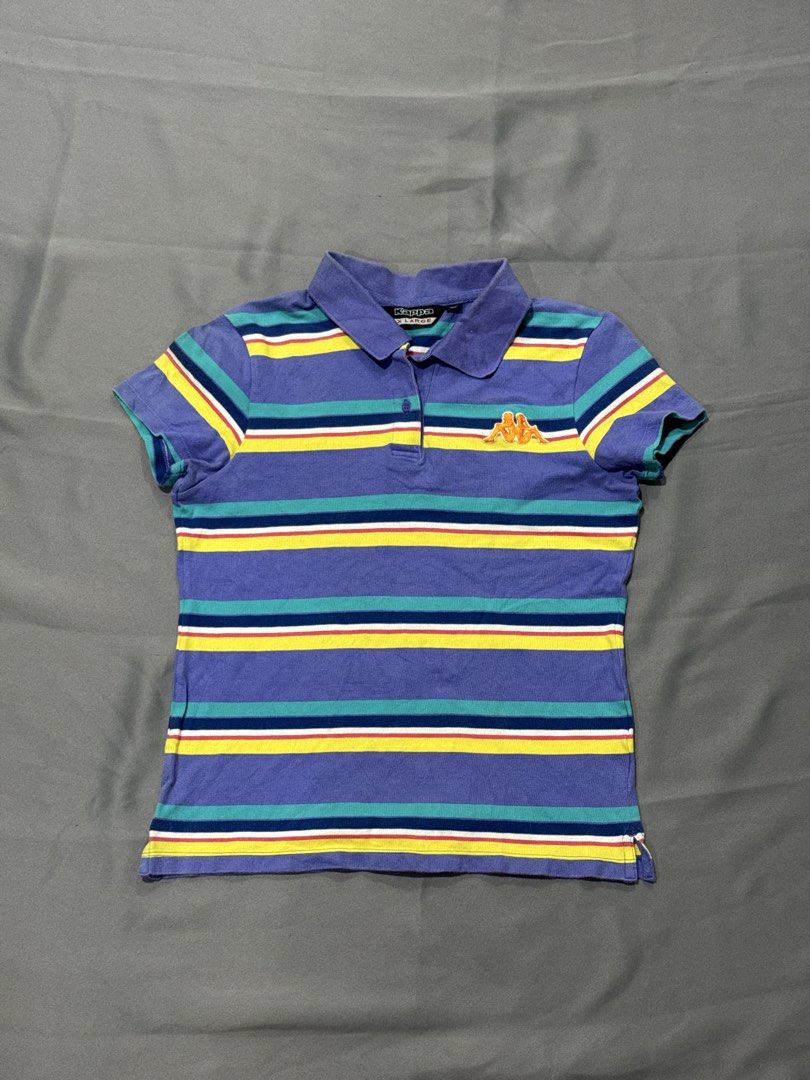 Kappa striped y2k womens (Category: Shirts) located in Bacoor. Submitted by 999archives_ (Listing ID 1467342147, Image 1). Description: Kappa striped Xs-s .