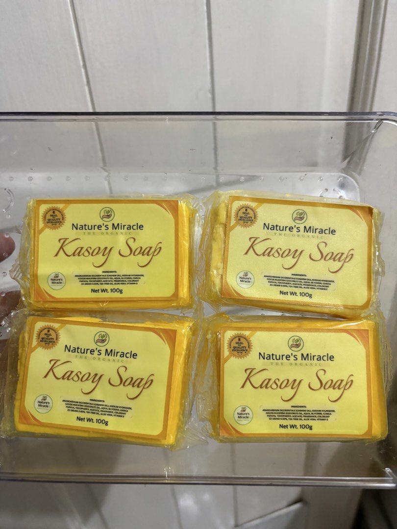 KASOY SOAP 100G X 4 (Category: Bath) located in Las Pinas. Submitted by tintindahan (Listing ID 1467331695, Image 1). Description: ORIGINAL KASOY SOAP 100G X 4 270 + SF.