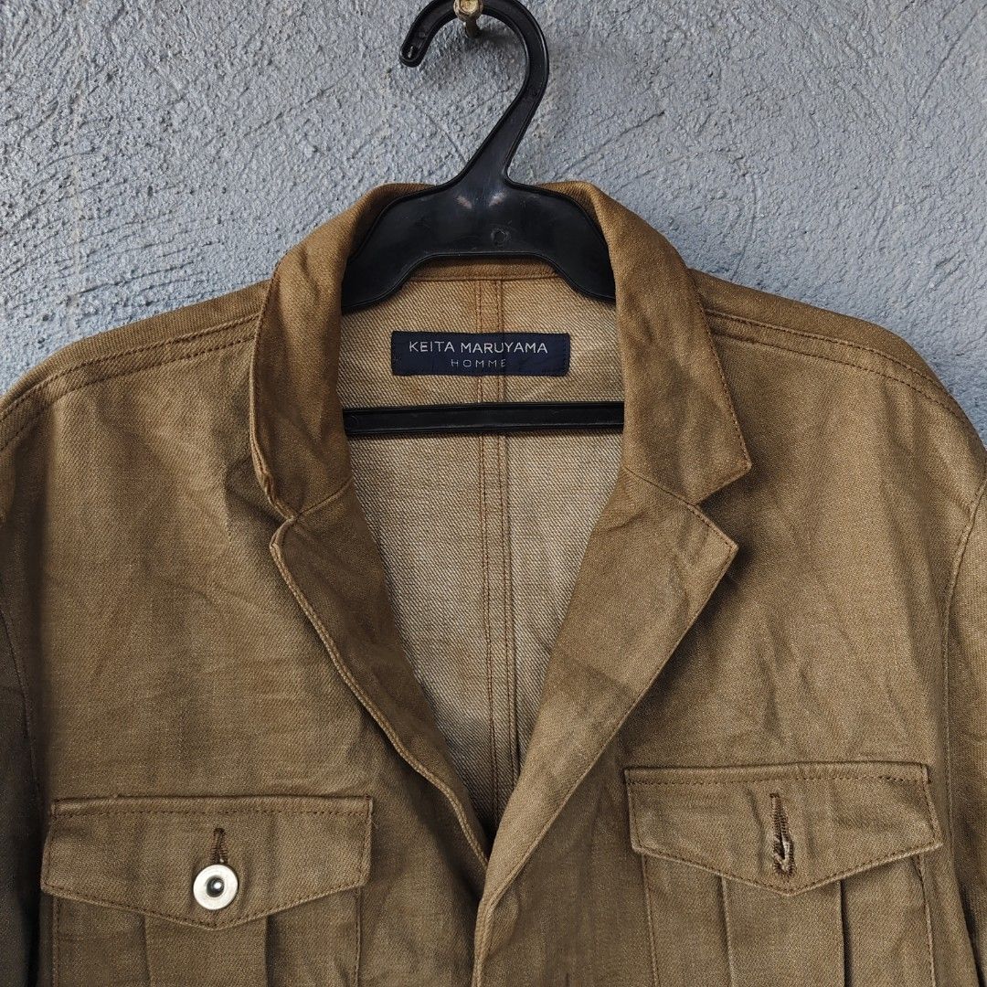 keita maruyama (Category: Coats, Jackets and Outerwear) located in Amadeo. Submitted by josephotep (Listing ID 1467174835, Image 2). Description: keita maruyama made in japan medium on tag 20x28 need wash, stain 999 plus sf loc cavite pm📥.