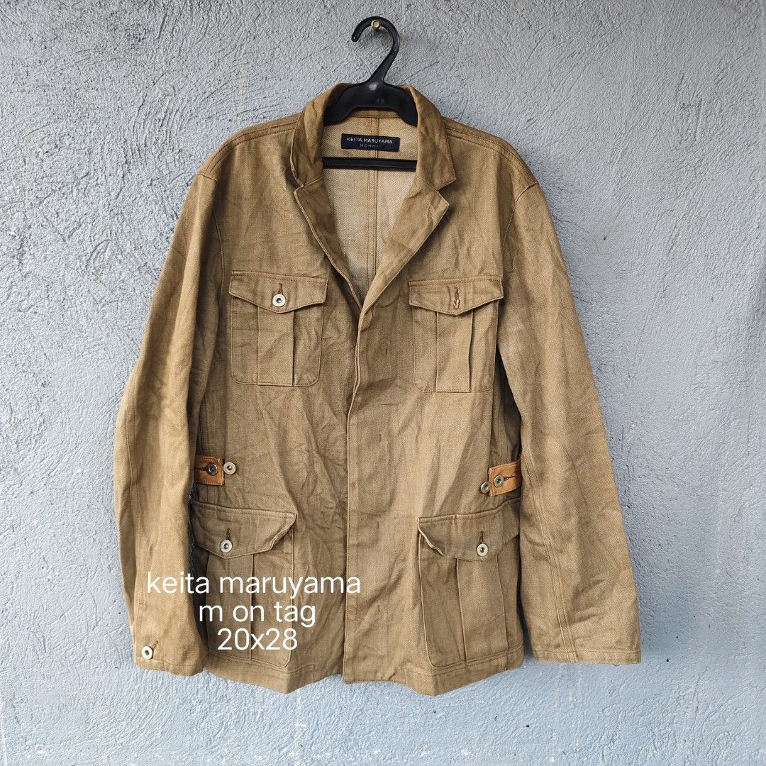 keita maruyama (Category: Coats, Jackets and Outerwear) located in Amadeo. Submitted by josephotep (Listing ID 1467174835, Image 1). Description: keita maruyama made in japan medium on tag 20x28 need wash, stain 999 plus sf loc cavite pm📥.