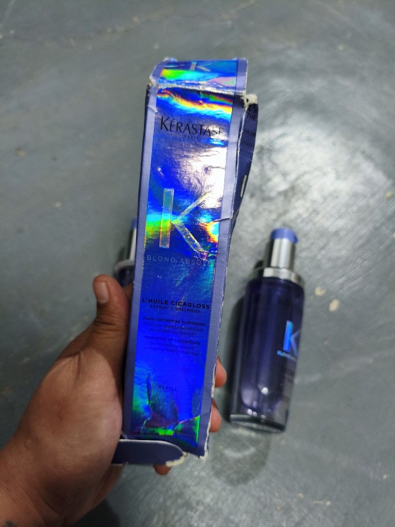 Kerastase Blond Absolu w/ Refill 70ML new (Category: Hair) located in Cavite. Submitted by cappfinds86177 (Listing ID 1467276209, Image 3). Description: guaranteed original sira box ng refill will still include for authenticity check walang box ung main can see video for both guaranteed original 3800 bundle 70ml each total of 140ml cod lalamove or shipping.