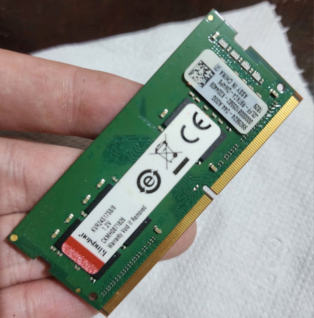 Kingston DDR4 Ram For Laptop Rush (Category: Computer Parts) located in Caloocan City. Submitted by greatgadget2026 (Listing ID 1467304463, Image 1). Description: For sale Ram DDR4 For Laptop Rush 8Gb DDR4 RAM 2400mhz(Kingston) NO issue !!! (Like Brand New) See Pictures Posted for task manager details Rfs: Extra Ram po Meetup: Puregold Camarin Unli check sa meetup before payment dala nalang po kayo ng sarili nyong laptop pang check.