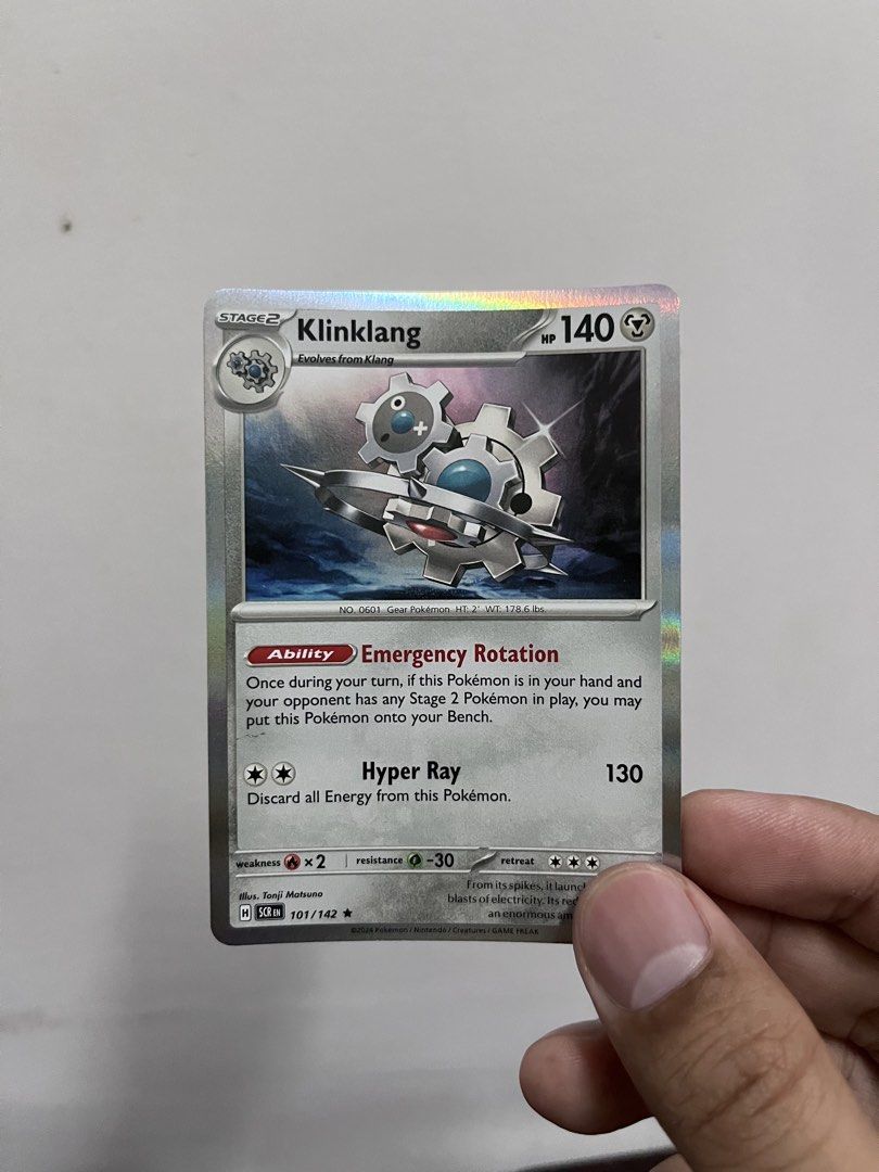 Klinklang 101/142 Rare (Category: Raw Singles) located in Pasay City. Submitted by paullimerized (Listing ID 1467213015, Image 1). Description: .