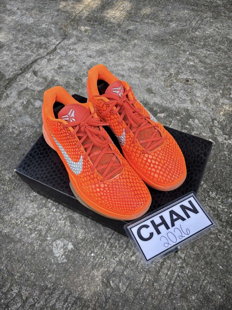 Kobe 6 Protro 'Total Orange' (Category: Sneakers) located in Rizal. Submitted by chris_stuffs (Listing ID 1467223441, Image 1). Description: FOR SALE/TRADE Kobe 6 Protro 'Total Orange' Size 9.5M 9/10 condition With hairline seps, will send detailed pics upon request. P10,495 + sf For trade to your: G.T. Cut 1 'Before the Light' size 9.5M Offer other G.T. Cut 1 size 9.5M 📍Commonwealth, QC 📦 LBC/J&T/Lalamove.