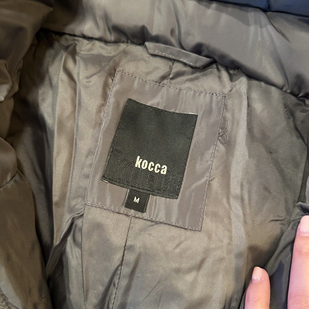 Kocca gray puffer jacket with cowl hood (Category: Coats, Jackets and Outerwear) located in Pasig City. Submitted by ynahperez (Listing ID 1467309456, Image 2). Description: .