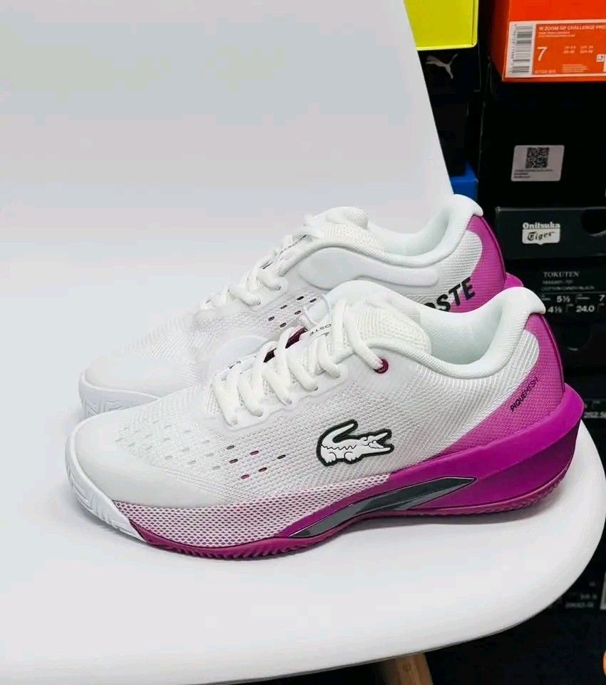 LACOSTE AG-LT Evo (Category: Racket and Ball Sports) located in Trece Martires City. Submitted by rarestone_90786e (Listing ID 1467320138, Image 2). Description: LACOSTE AG-LT Evo Sku: 52SFA0124-21G / 52SMA0071-21G Women size: 36(22.5cm) | 37(22.9cm) | 38 (23.7cm) |39(24.2cm), 40 (25cm) Men size: 39.5 (24.6cm)| 40 (25cm)| 41 (25.8cm)| 42 (26.2cm)| 43 (27.1cm)| 44 (27.5cm)| 45 (28.4cm)| 46(28.8c Onhand ✅𝟭𝟬𝟬% 𝗢𝗿𝗶𝗴𝗶𝗻𝗮𝗹 & 𝗕𝗿𝗮𝗻𝗱 𝗻𝗲𝘄