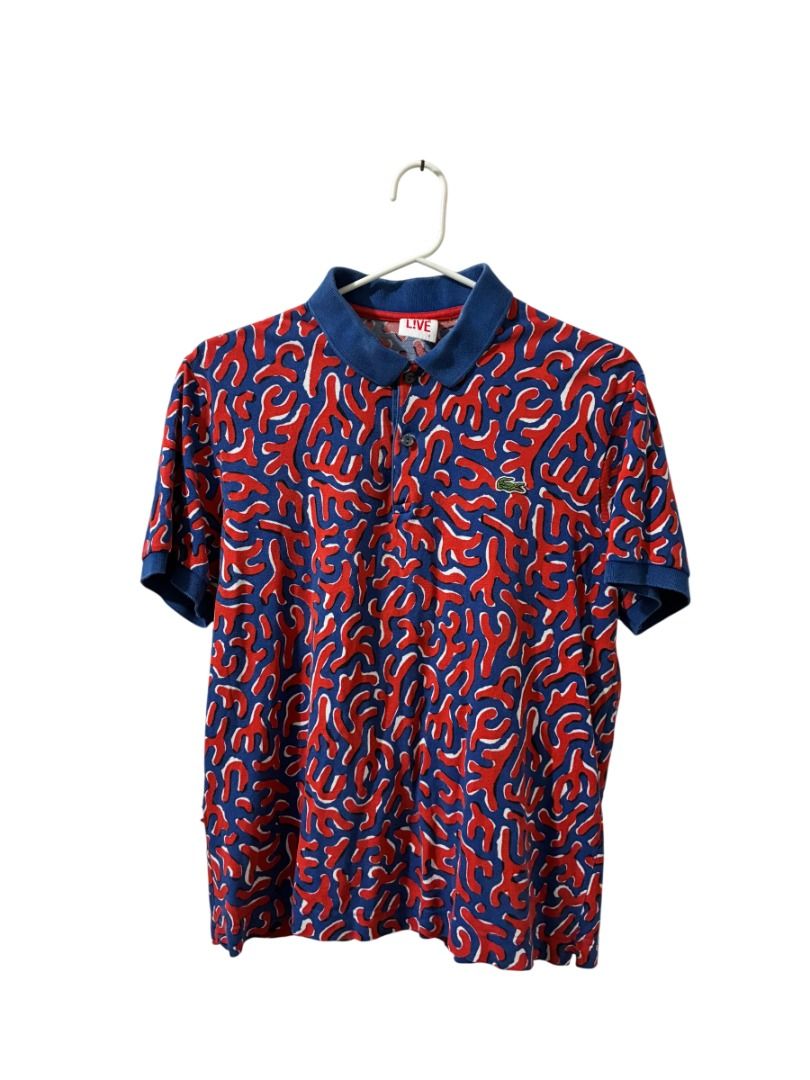 Lacoste Live Printed Poloshirt (Category: Tshirts & Polo Shirts ) located in Santo Tomas. Submitted by tamins.thrifts (Listing ID 1467357955, Image 3). Description: Condition: 9/10 Color Rate: 9/10 Dimensions: 18 x 22 Issue/s:.