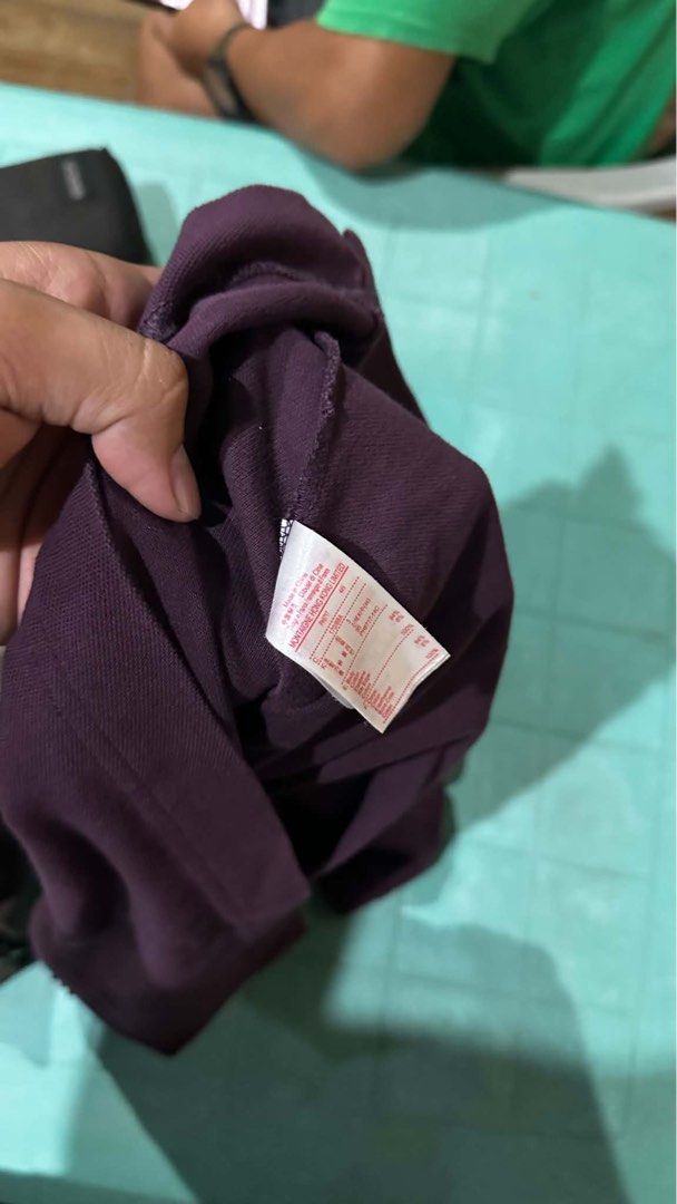 LACOSTE MAROON (Category: Tshirts & Polo Shirts ) located in Manila. Submitted by urban-vintage_2 (Listing ID 1467176283, Image 2). Description: ISSUE: NONE (NEED WASH) MOP :GCASH (NO COD) SHIP VIA: LALAMOVE & J&T LOCATION: PASIG CITY LENGTH: 26 WIDTH : 18.