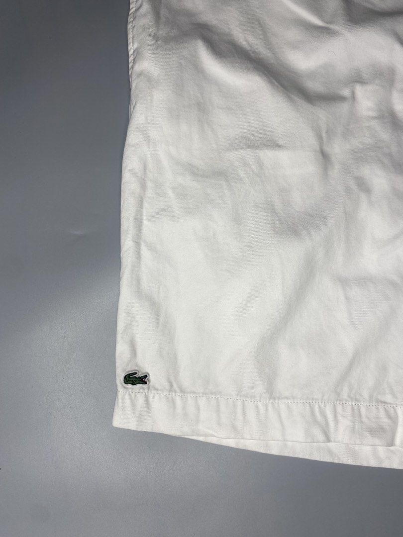 Lacoste Slim fit Chino Shorts (Category: Shorts) located in Bago City. Submitted by jg_finds_ (Listing ID 1467322979, Image 3). Description: size 38 on tag Waist- 38 inch Length- 19 inch Hem- 10.5 inch Excellent.