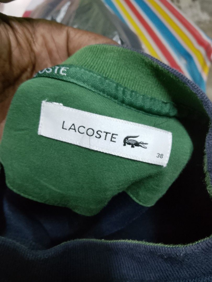Lacoste sweatshirt (Category: Luxury Apparel) located in Bayombong. Submitted by jeffreybee (Listing ID 1467268773, Image 2). Description: 24.5 length 18.5-19 width body color excellent mininal sa neckline not noticeable.
