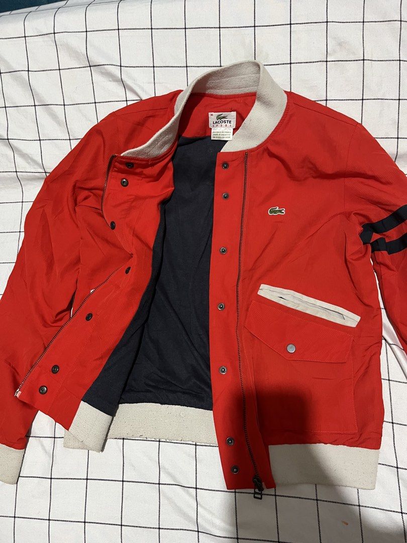 LACOSTE Womens Boomer Jacket (Category: Coats, Jackets and Outerwear) located in Davao. Submitted by rel18 (Listing ID 1467264697, Image 2). Description: LACOSTE Orig Excellent Med - Large fit Dimes : 16 x 21.5.
