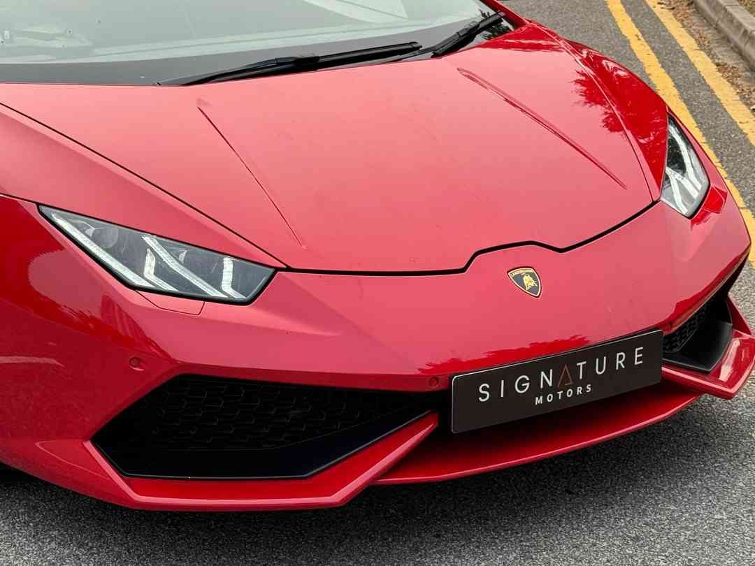 LAMBORGHINI HURACAN LP610-4 (Category: Used Cars) located in Singapore. Submitted by signaturemotors (Listing ID 1467241438, Image 3). Description: Showroom: 237 ALEXANDRA ROAD 237 Alexandra Road #02-04 Singapore 159929 Low Mileage! One Of Best Looking Lamborghini Design Ever Made! Very Well Maintained! Premium Black Leather Sports Seats With Red Contrast Stitching Throughout The Cabin. LPI ANIMA Button. Signature Flip-Up Engine Start/Stop Cover.