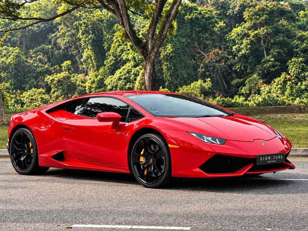 LAMBORGHINI HURACAN LP610-4 (Category: Used Cars) located in Singapore. Submitted by signaturemotors (Listing ID 1467241438, Image 2). Description: Showroom: 237 ALEXANDRA ROAD 237 Alexandra Road #02-04 Singapore 159929 Low Mileage! One Of Best Looking Lamborghini Design Ever Made! Very Well Maintained! Premium Black Leather Sports Seats With Red Contrast Stitching Throughout The Cabin. LPI ANIMA Button. Signature Flip-Up Engine Start/Stop Cover.