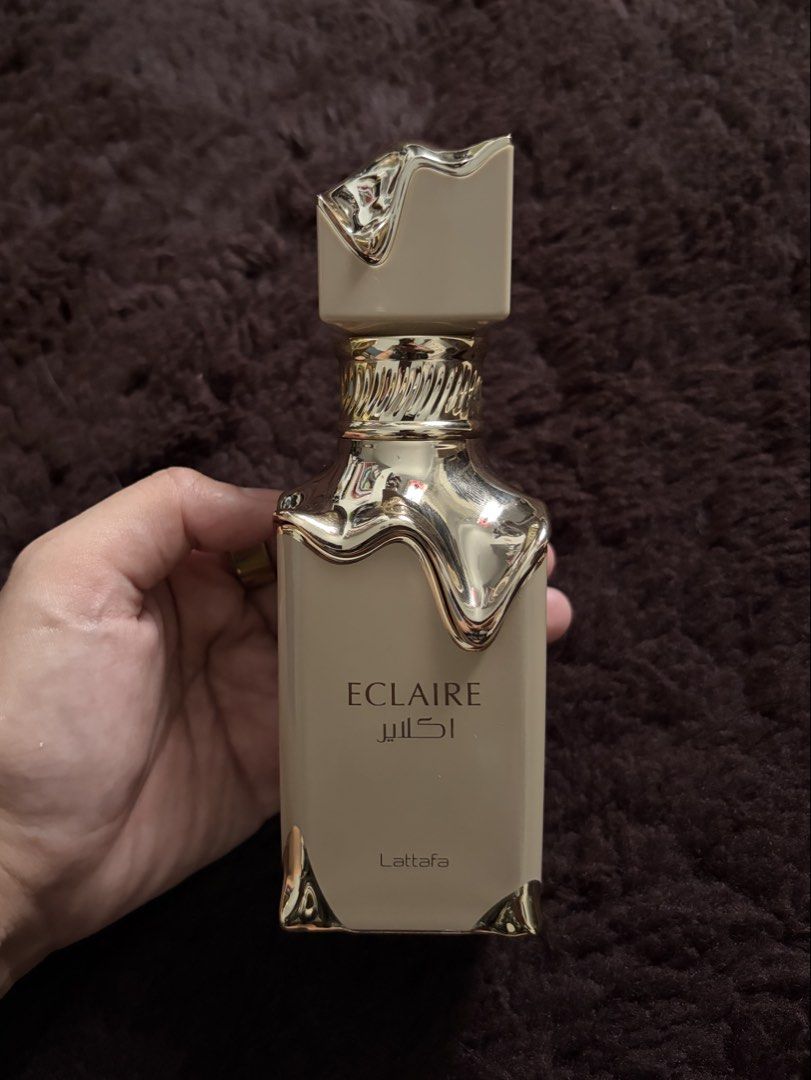 Lattafa Eclaire Eau de Parfum (Category: Fragrance & Deodorants) located in Quezon City. Submitted by rosepresso (Listing ID 1467209117, Image 2). Description: - 100% Authentic Lattafa Eclaire fragrance - Sourced directly from Watsons, original price tag intact at the bottom of the box - Made in UAE - Production Date: July 2025 - Expiration Date: July 2030 Sprayed once only! Rfs: Blind buy. Not a gourmand fan. With box and receipt :).