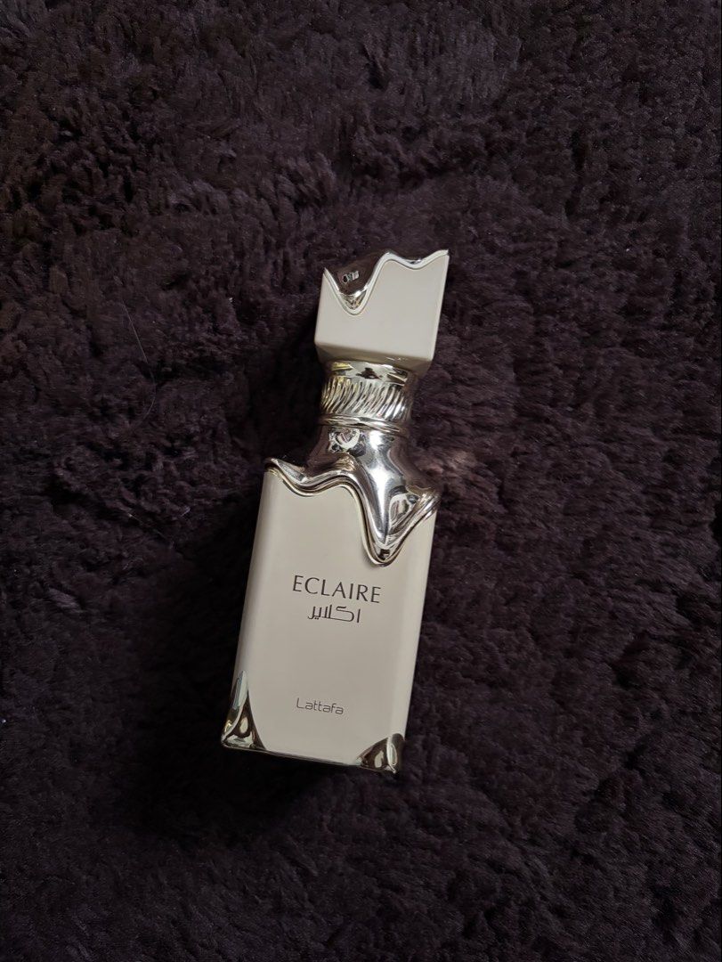Lattafa Eclaire Eau de Parfum (Category: Fragrance & Deodorants) located in Quezon City. Submitted by rosepresso (Listing ID 1467209117, Image 1). Description: - 100% Authentic Lattafa Eclaire fragrance - Sourced directly from Watsons, original price tag intact at the bottom of the box - Made in UAE - Production Date: July 2025 - Expiration Date: July 2030 Sprayed once only! Rfs: Blind buy. Not a gourmand fan. With box and receipt :).