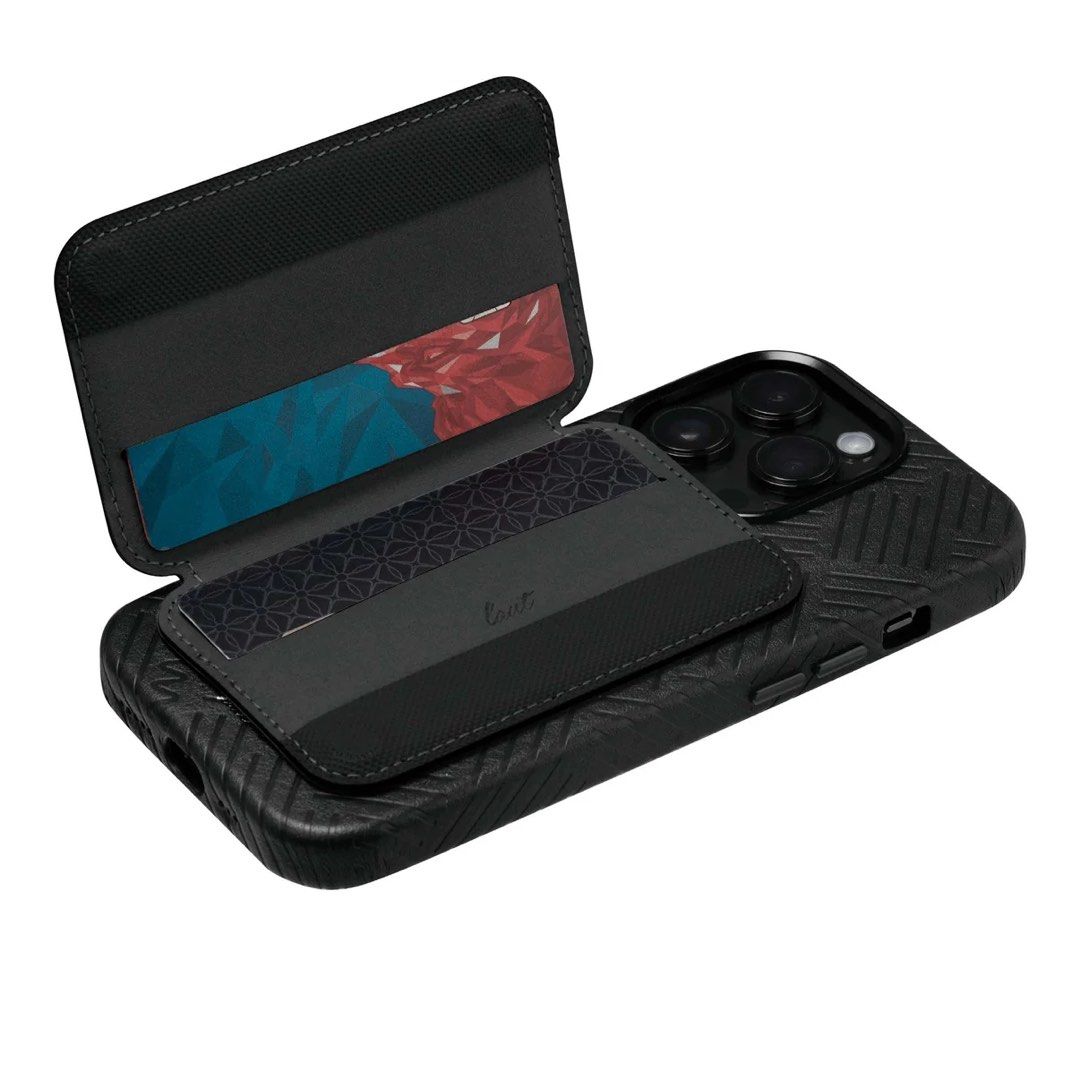 Laut Motif Wallet Magsafe (Category: Other Mobile & Gadget Accessories) located in Taguig. Submitted by appweard (Listing ID 1467309903, Image 2). Description: Laut Motif Wallet Magsafe Compatible Php 999.00 A stylish MagSafe compatible wallet attachment. This MagSafe wallet features three card slots for easy access and storage. Constructed with a vegan leather exterior and a soft microfiber interior. The color and embossed design also matches pe