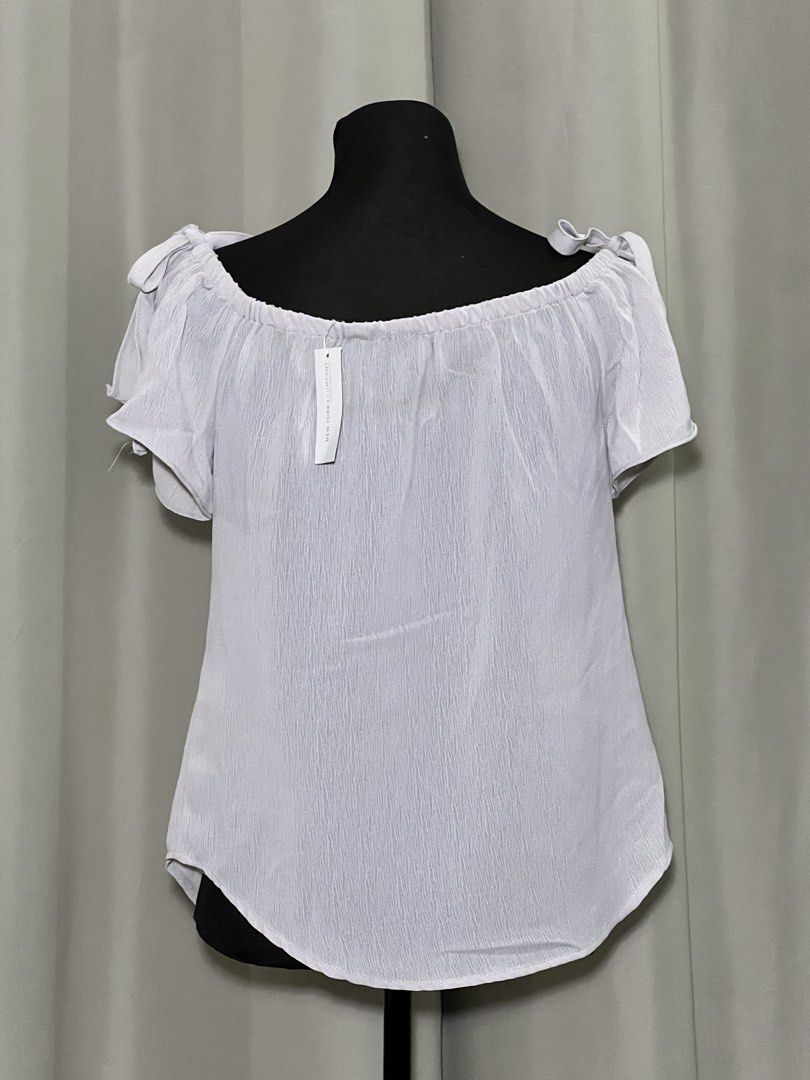 Lavender off shoulder top (Category: Blouses) located in Las Pinas. Submitted by jilanah (Listing ID 1467355470, Image 2). Description: .