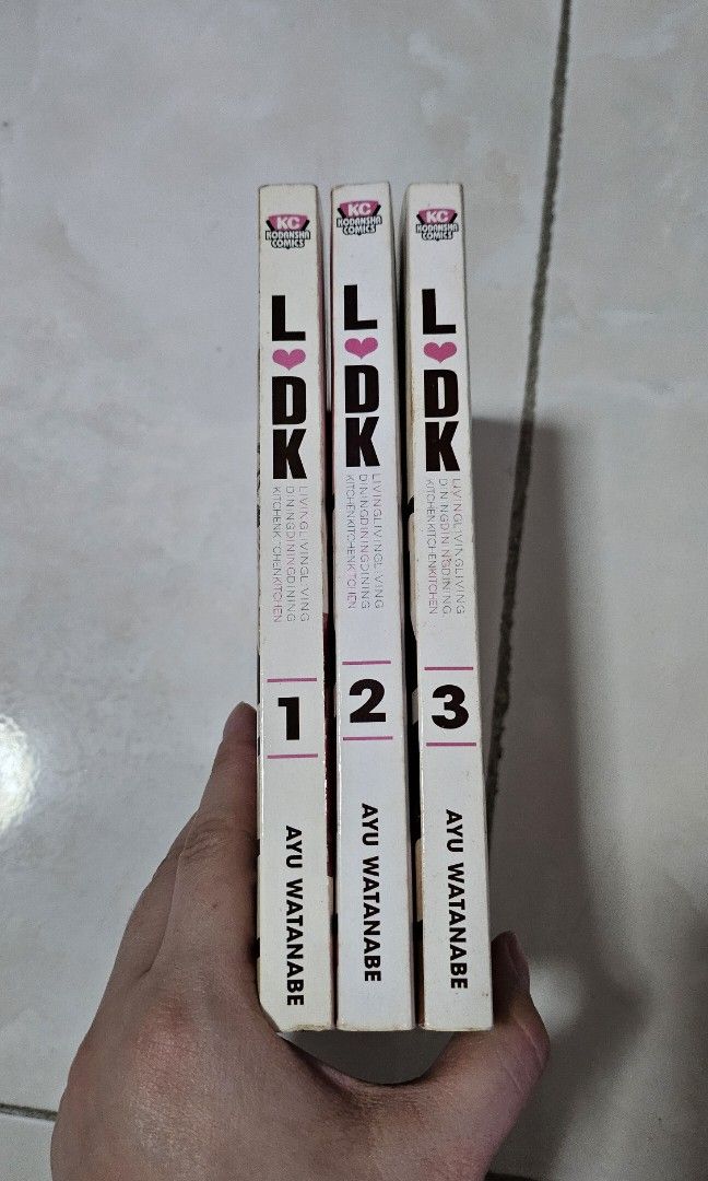 LDK Volume 1-3 Manga (Kodansha Comics) (Category: Comics & Manga) located in Caloocan City. Submitted by admirals0405store (Listing ID 1467272333, Image 3). Description: LDK Volume 1-3 Manga (Kodansha Comics) Price: 330php each Volumes: 1-3 Publisher: kodansha Comics Please Read before messaging: On-hand Item, We do accept installment payments (payable at least 3-4 months). 30% downpayment is needed to before installment payment rolls. For Legiti