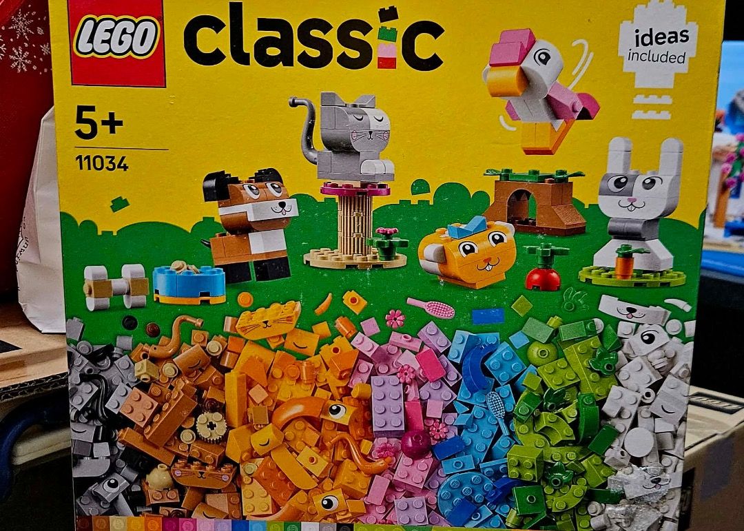 Lego Classic Creative Pets (11034) (Category: Lego & Building Sets) located in Marikina City. Submitted by red.brick.store.ph (Listing ID 1467327321, Image 1). Description: I'm selling the Lego Classic Creative Pets (11034). The item is brand new, sealed, and original. Price: PhP 2,200 Item Location: Marikina City Methods of Payment Accepted: Online bank transfer (BPI), G-cash, Maya or PayPal ( if PayPal, there is an additional 5% for transaction