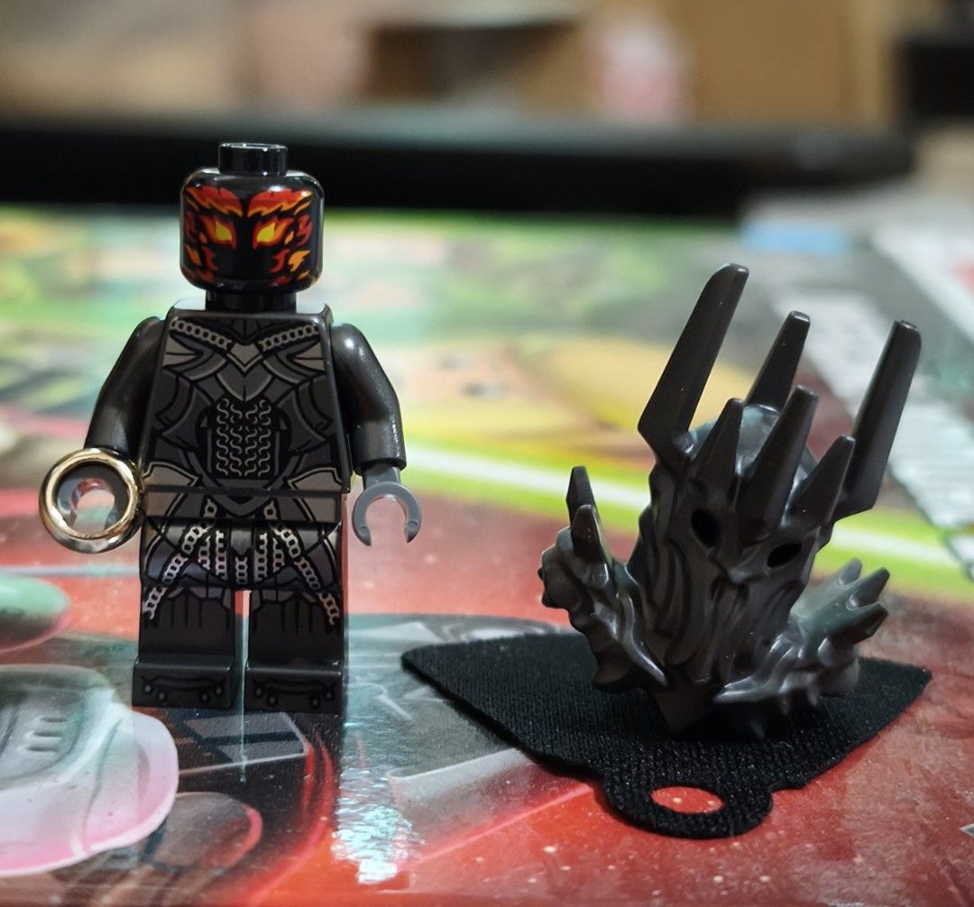 Lego Sauron Minifigure (Category: Lego & Building Sets) located in Quezon City. Submitted by vhemvhol (Listing ID 1467286378, Image 2). Description: Lego Lord of the Rings Sauron minifigure 3,500.00 -100% authentic Lego minifigure -In mint condition. Displayed only -Metro Manila/NCR shipping thru Grab or Lalamove. Provincial shipping thru GoGo Xpress. Buyer shoulders the shipping fee -No meet-ups -Payment thru GCash .