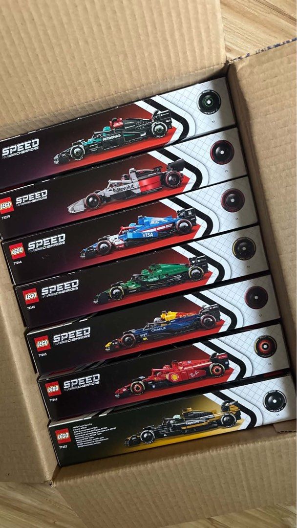 LEGO Speed Champions Formula 1 Race Car Sets Bundle (Category: Lego & Building Sets) located in Andop. Submitted by jimson.forest (Listing ID 1467289871, Image 1). Description: - Complete LEGO Speed Champions Formula 1 collection bundle - Includes multiple different teams and car liveries - All boxes brand new, unopened, and sealed in factory packaging - Packed securely inside a cardboard shipping box - Ideal for F1 fans and LEGO builders - Get t