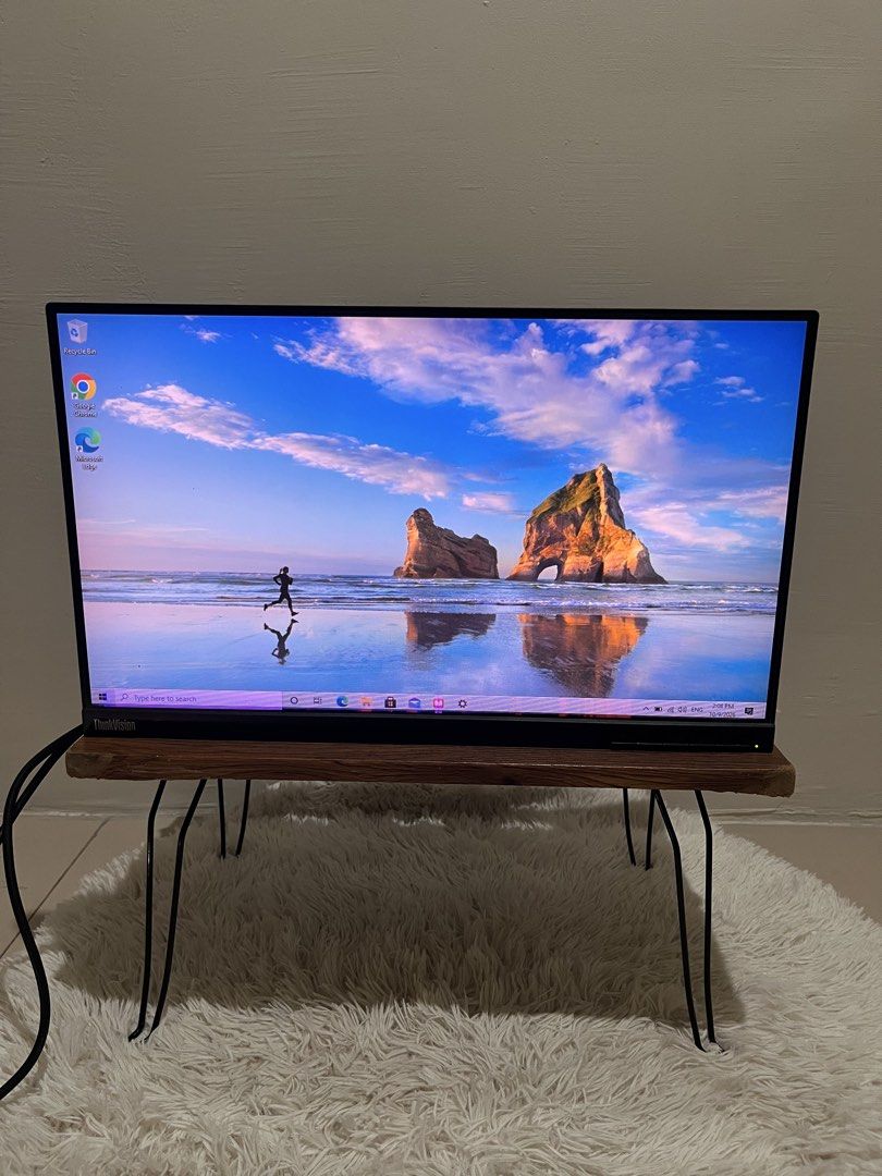Lenovo IdeaPad 100S (22inch) (Category: Monitor Screens) located in Cavite. Submitted by pesobill (Listing ID 1467298310, Image 2). Description: Working No Stand Issue: On Picture Naic Location PickUp/Lalamove.