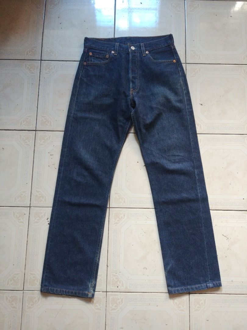 Levis 501 USA Jean 29 actual (Category: Jeans) located in Pasay City. Submitted by denimdude.ph (Listing ID 1467246039, Image 1). Description: made in USA altered length repaired stitching and distressing, last pics.