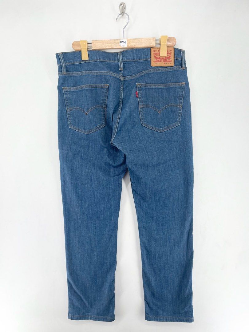 Levis 511 Medium Wash Blue Denim Jeans Pants (Category: Jeans) located in Manila. Submitted by buzz.garments (Listing ID 1467357799, Image 1). Description: Size: 36 on tag Dimensions(inches) - Waist/Width: 36” - Hip: 23” - Front Rise: 11” - Thigh: 12.5” - Inseam: 29” - Outseam/Length: 39” - Leg Opening: 8” - color may vary due to lighting. please manage your expectations-minimal and unseen flaws must be considered..