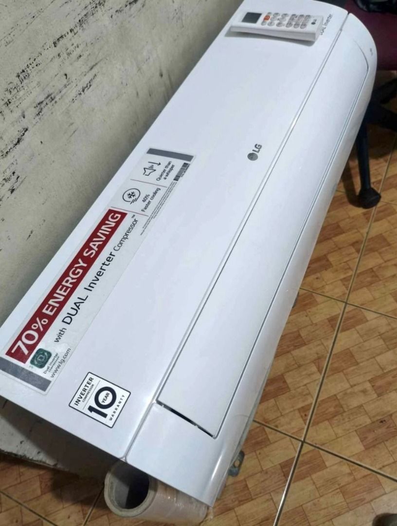 LG 1hp split type aircon with remote (Category: Air Conditioning and Heating) located in Calamba. Submitted by alynsj (Listing ID 1467198603, Image 2). Description: No repair or issue Personal used item Very good condition Pickup only calamba Laguna Delivery also available .