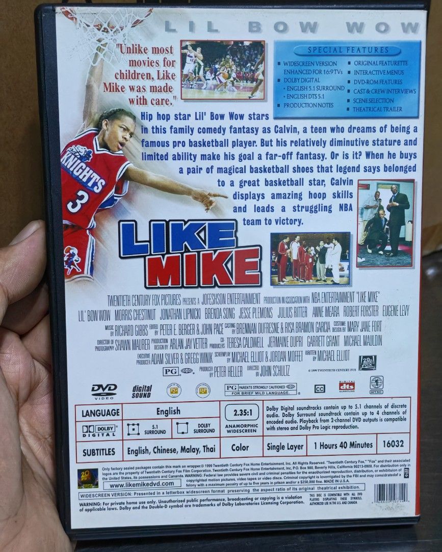 Like Mike (Category: CDs & DVDs) located in Carmona. Submitted by tech_hub_cavite (Listing ID 1467331117, Image 2). Description: .