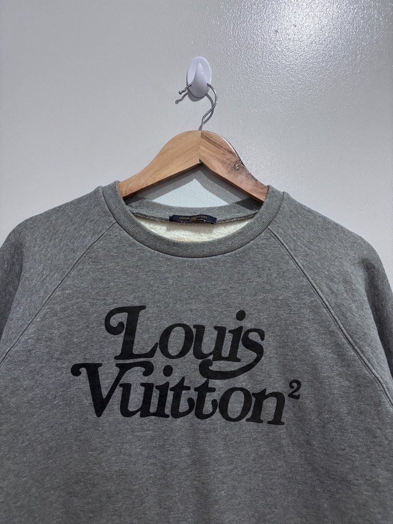 Louis Vuitton X Nigo Squared Sweatshirt (Category: Luxury Apparel) located in Dumaguete. Submitted by dgte.grails (Listing ID 1467281281, Image 2). Description: Louis Vuitton X Nigo Squared Sweatshirt 23 width 26 length Good as new! 10/10 2000+sf pm.