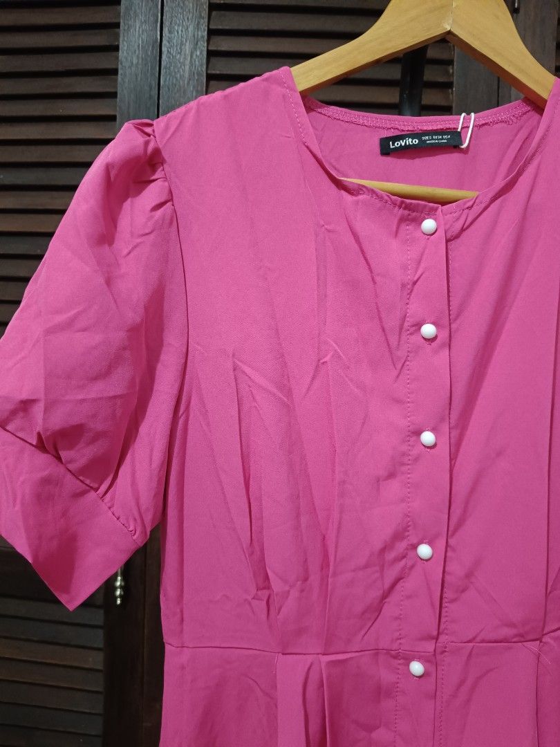 Lovito Pink Long Dress (Category: Dresses) located in Manila. Submitted by byjrb (Listing ID 1467267633, Image 2). Description: 🛍️ Brand-new items from SHEIN, Emery Rose, Zaful & more! Size : Small 📦 Shipping: LBC / J&T / Lalamove 💸 MOP: GCash / BPI only DM for inquiries! 💌.