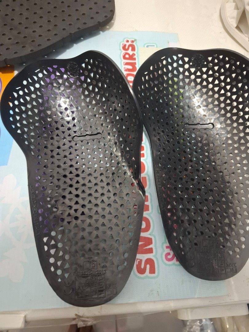 LS2 ESA original Motorcycle Jacket Armor Pads Protector Set (Category: Coats, Jackets and Outerwear) located in Quezon City. Submitted by quickmountain_b45748 (Listing ID 1467176576, Image 3). Description: - Complete set: Includes back protector, shoulder pads, knee, and elbow pads - Brand: Genuine LS2 ESA armor inserts removed from a riding jacket - Design: Black mesh-style plastic with ventilation for maximum airflow - Safety: Standard safety r