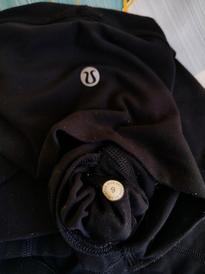 Lululemon Align High-Rise Short 6" Black Size 9 (Category: Shorts) located in Manila. Submitted by virgiliosa38485 (Listing ID 1467292124, Image 3). Description: - Brand: Lululemon - Color: Solid black - Size: 9 (verified by interior size dot) - Rise: High-rise with signature omega logo on the back - Fabric: Buttery soft, stretchy, and lightweight - Style: Pull-on shorts, ideal for workouts or casual wear - Condition: Excellent.