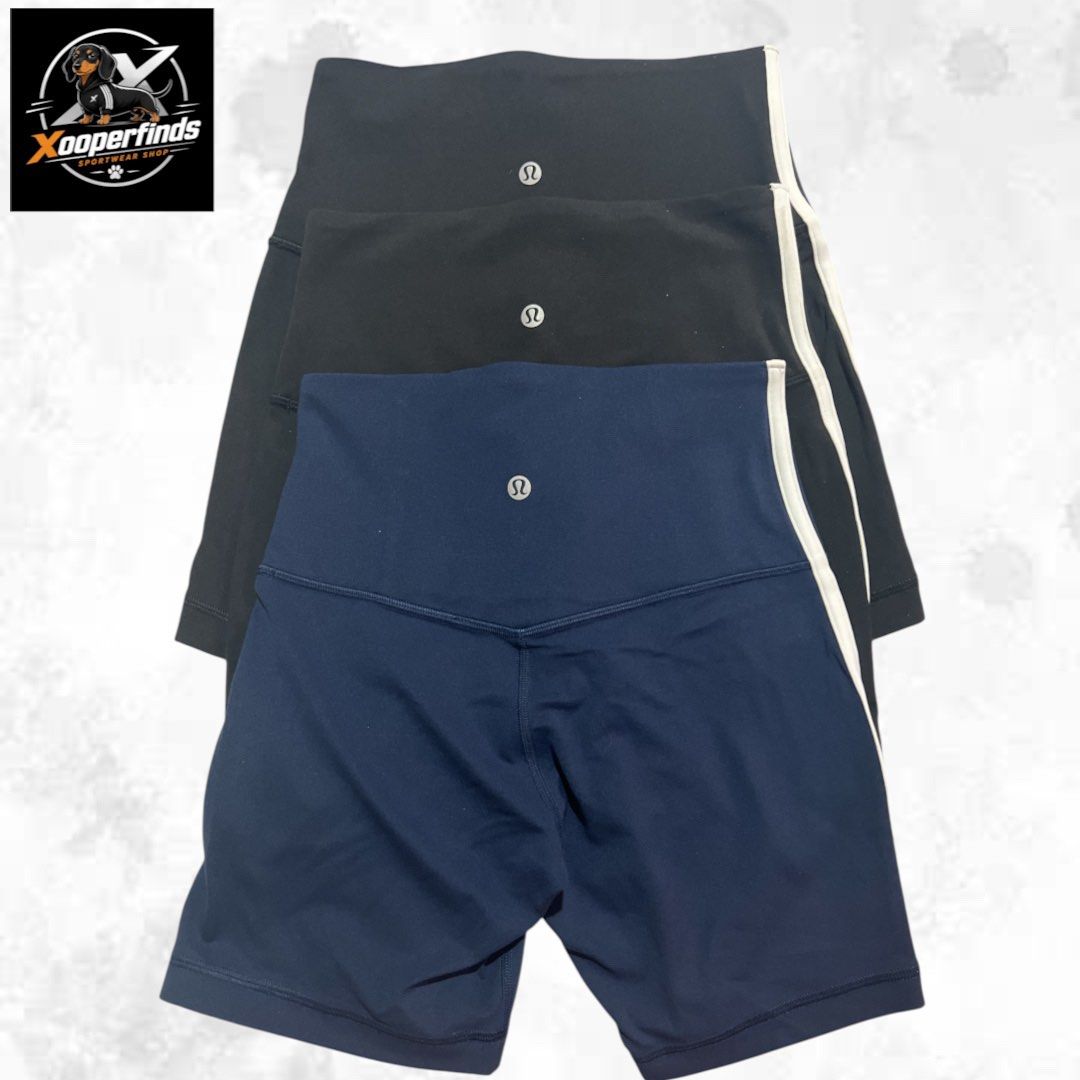 Lululemon Align High-Rise Side-Stripe Short 6" dot 4 (Category: Activewear) located in Iba. Submitted by xooperfindslb (Listing ID 1467241449, Image 3). Description: Lululemon Align High-Rise Side-Stripe Short 6” Square dot 4 latest release Available in color: Black / White - 1pc True navy /white - 1pc 1980 each No issue Preloved ( used once or never been used) Can pass as new.