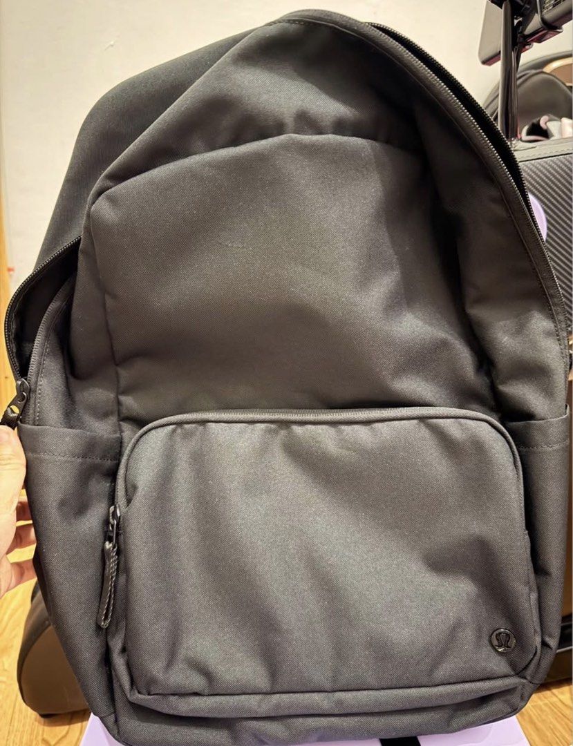 Lululemon Backpack (Category: Luxury Bags & Wallets) located in Manila. Submitted by 08sophia (Listing ID 1467233438, Image 1). Description: Lululemon Everywhere Backpack. Black. 22L. Tech Canvass. Kasya up to 16 inch laptop. Good as new. 100% authentic. Bought in Lululemon Canada. .