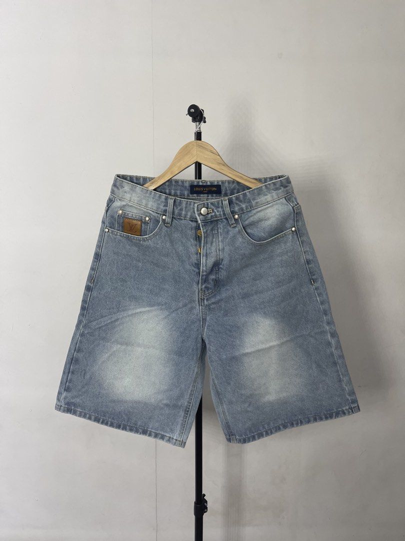 LV denim jorts (Category: Strollers) located in Manila. Submitted by mine2ownit (Listing ID 1467290842, Image 1). Description: avail size: 30 to 38 Brand new No issue .