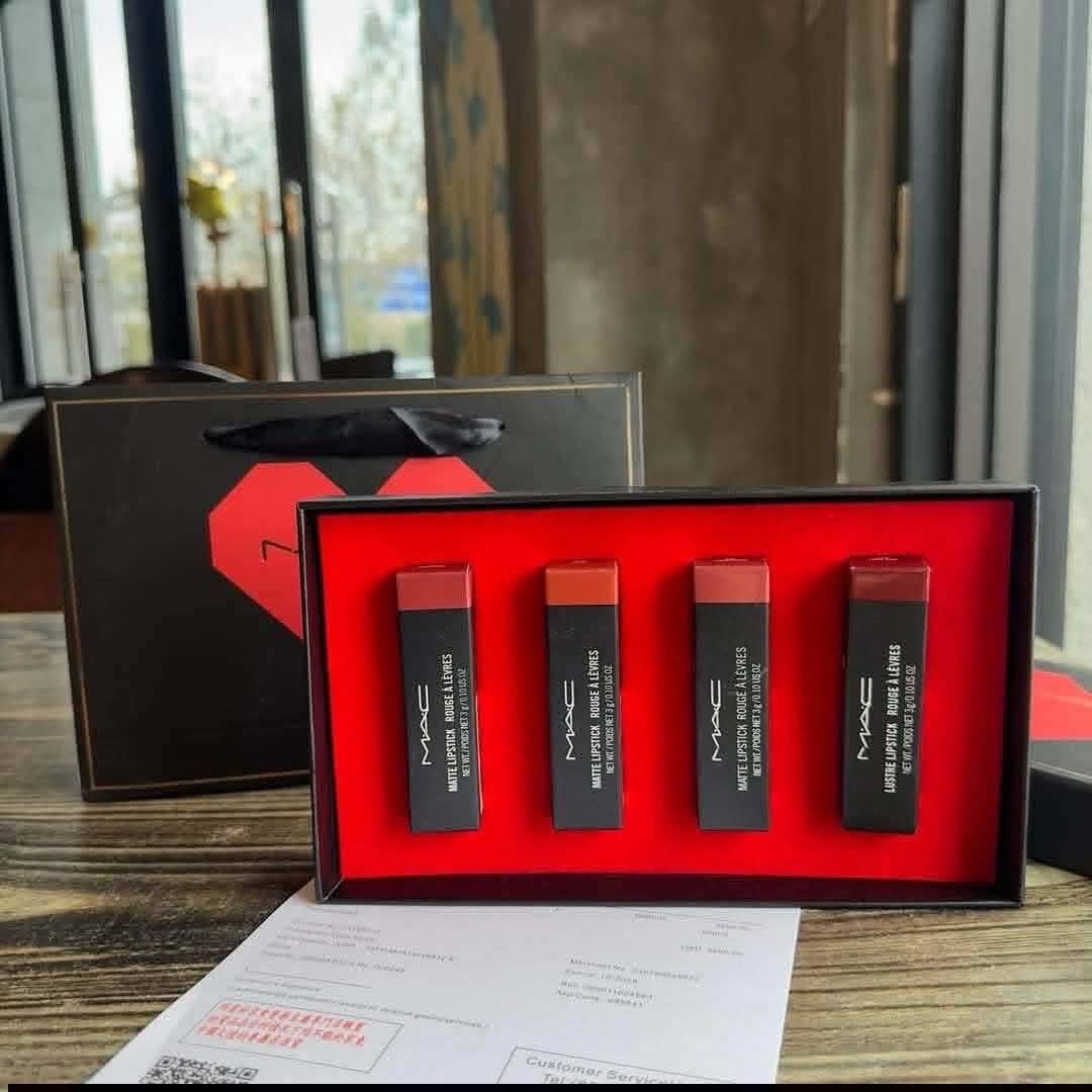 MAC LIPSTICK (Category: Makeup) located in Manila. Submitted by _bylodia (Listing ID 1467182069, Image 1). Description: with paperbag & box.