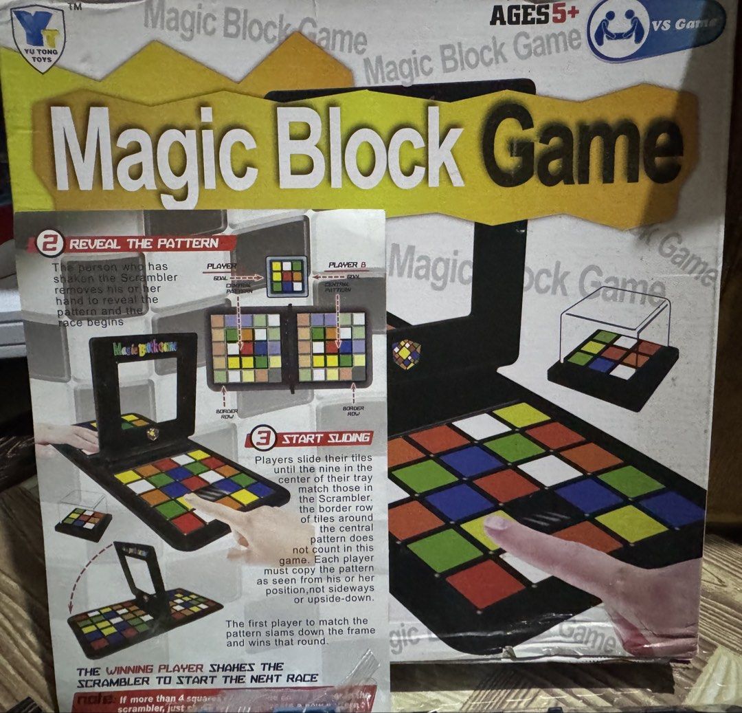 Magic Block Game Puzzle (Category: Board Games & Puzzles) located in San Pedro. Submitted by pageturner19 (Listing ID 1467176990, Image 3). Description: Unused, just stored .