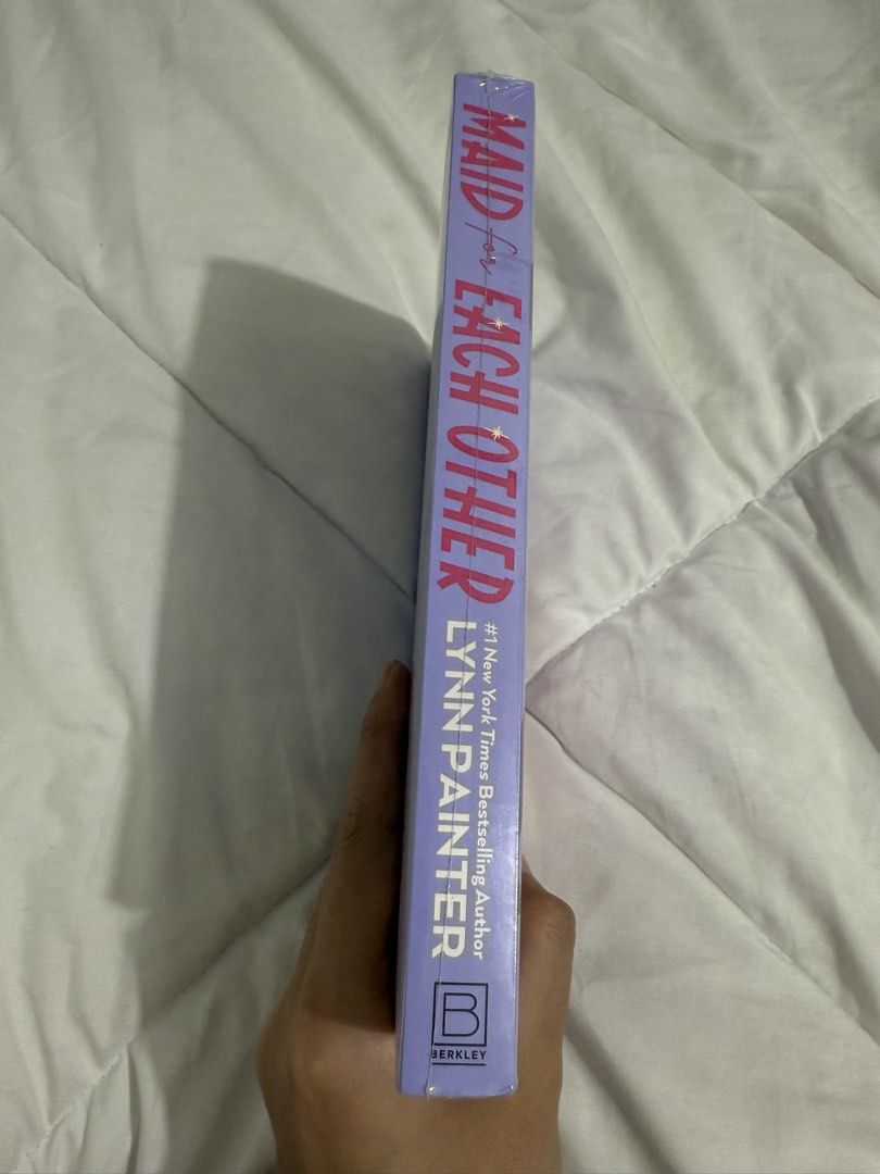 Maid for Each Other by Lynn Painter Novel (Category: Storybooks) located in Manila. Submitted by ririjeon (Listing ID 1467310662, Image 3). Description: - Title: Maid for Each Other by Lynn Painter - Edition: Berkley paperback - Condition: Brand new, unread, still in original plastic packaging with clean pages and uncreased spine - Genre: Romantic comedy about a professional cleaner and a millionaire - Author: Bestselling author of Happily Never 