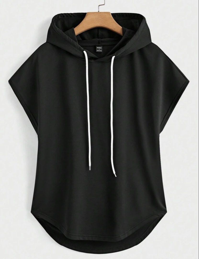 MANFINITY Drawstring Hooded Sleeveless Jersey (Category: Tshirts & Polo Shirts ) located in Las Pinas. Submitted by sellerkjb (Listing ID 1467356582, Image 1). Description: BRAND NEW small on tag Las Pinas City.