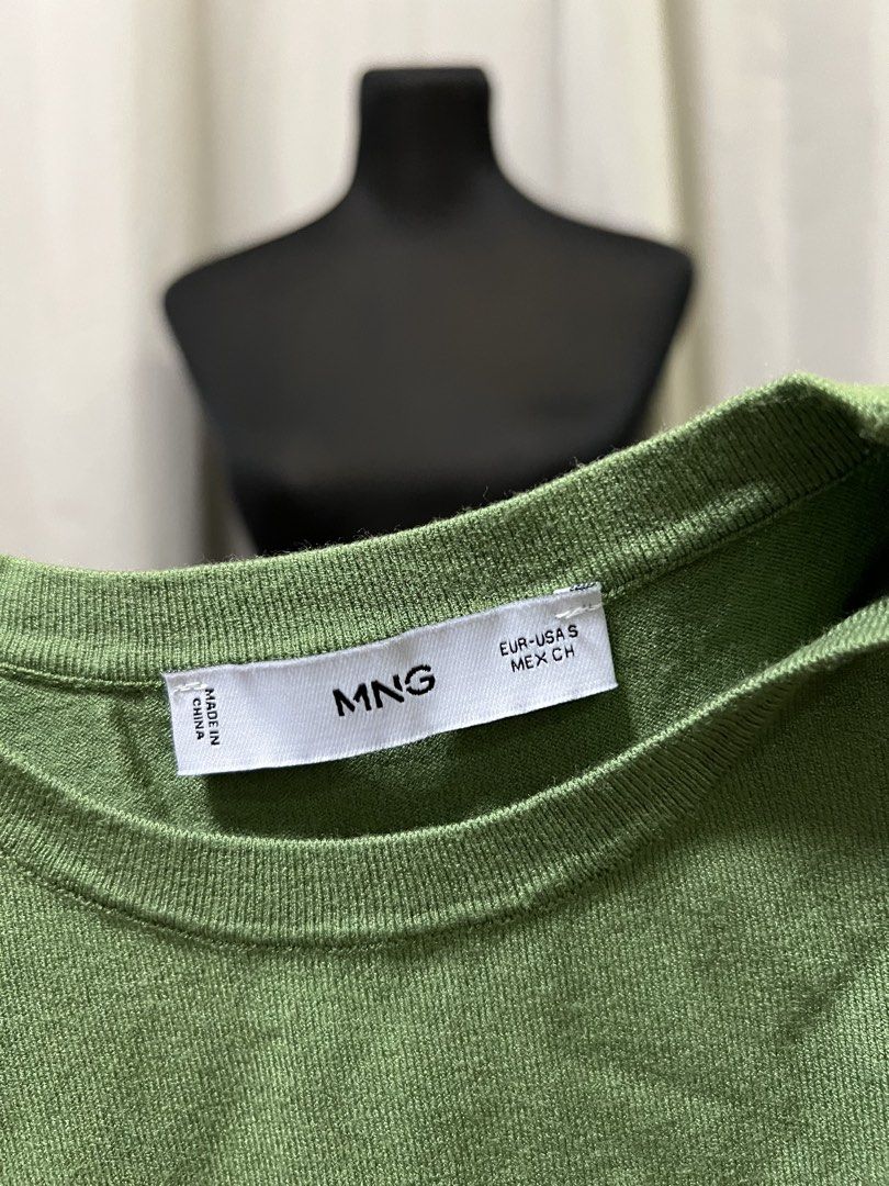 Mango green high neck tank top (Category: Blouses) located in Las Pinas. Submitted by jilanah (Listing ID 1467351658, Image 2). Description: .