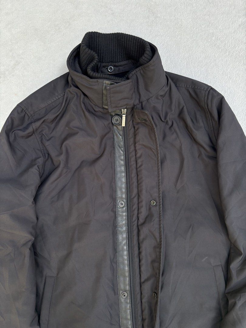 Marbun Zip Coat Made in Italy Retails 50,000 Php (Category: Coats, Jackets and Outerwear) located in Baguio. Submitted by thecollector2600 (Listing ID 1467306339, Image 3). Description: Large Pit to pit-23” Length-31” Shoulder to shoulder-19” Sleeves-25.5”.