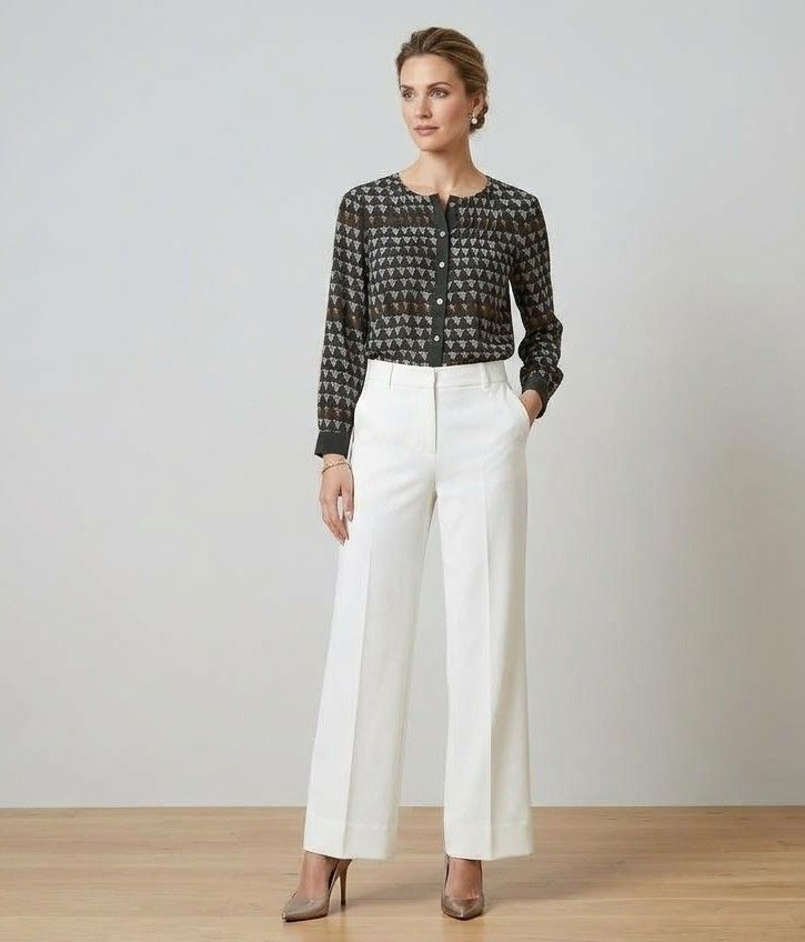 MARC BY MARC JACOBS 100% SILK Blouse (Category: Blouses) located in Iba. Submitted by selector_items (Listing ID 1467192190, Image 2). Description: MARC BY MARC JACOBS 100% SILK Blouse - *Main tag:* Black woven tag with white embroidered text, clean stitching - original - *Content tag:* `SHELL/ÉTOFFE: 100% SILK/SOIE` - correct French + English format that Marc uses - *Color code tag:* `M1123205 GREEN SHADOW MULTI` - that's the actual style code f