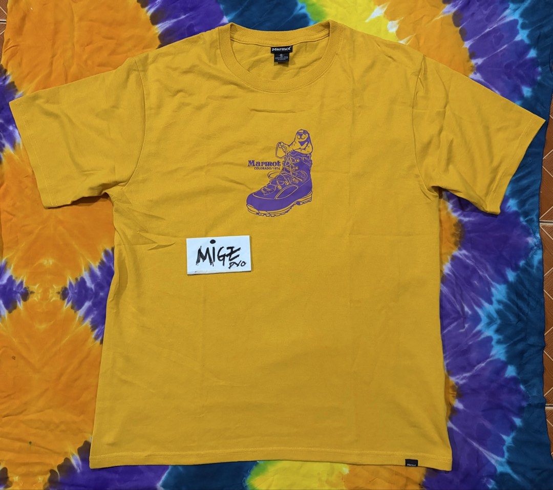 Marmot OG Boots Tee (Men) (Category: Tshirts & Polo Shirts ) located in Davao. Submitted by juanmigz.ph (Listing ID 1467295229, Image 1). Description: Marmot OG Boots Tee (Mens) Good as New ✅ size: XLarge “22-22.5 W x 29 L” Php 600.00 PM for more Inquiry 😁….